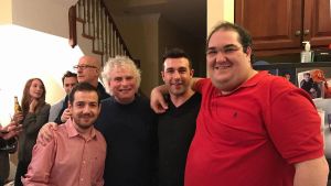 Joaquin Riquelme, Simon Rattle, Manuel Blanco, Jose Antonio Garcia